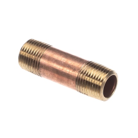 Hobart Pipe/Nipple, 1/2in x 2 1/2in, Brass FP-040-54