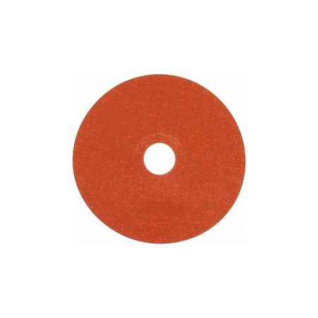 Norton Co Fiber Disc: 5" Disc Dia, 7/8" Hole, 120 Grit, Ceramic 66254409084