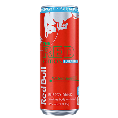 Red Bull Sugar Free Red Edition Red Bull Red Edition Sugar Free Watermelon Energy Drink 12 oz RB243203