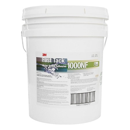 3M Water Based Adhesive, Neutral, 5 Gal 7100025154