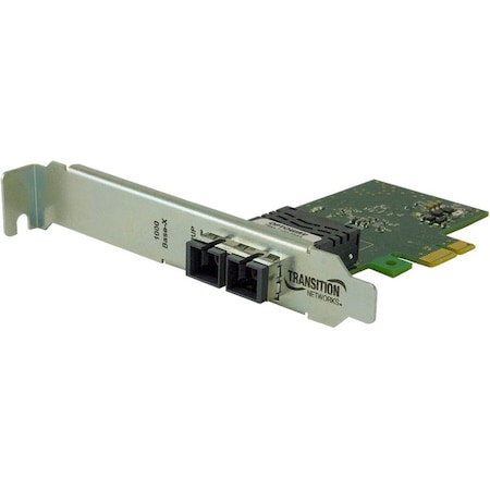 Transition Networks NETWORK INTERFACE CARD - 1000BASE-X NIC PCIE, LC MM, 3.3V, STD/LP N-GXE-LC-02