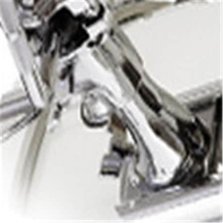 Drum Works Furniture Drum Workshop  Bass Drum Receiver Tower Chrome, Chrome DWSP459