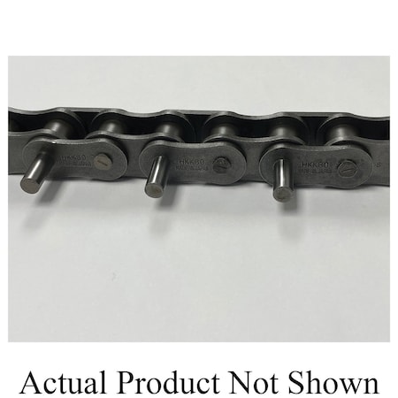 Hkk Chain HKK Riveted Single Pitch Standard w/D-1 Att Every 2nd P on Pin Link, .75P, .469 Dia x .5 W RC060RD1E2P