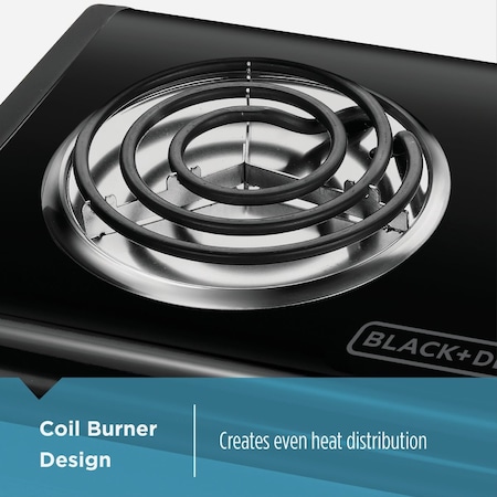 Black & Decker Double Coiled Burner Range DB1002B