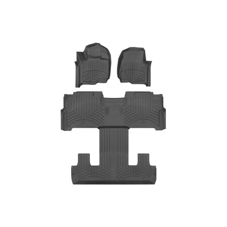 Weathertech Black, Front and Rear FloorLiner HP 441295-1-4IM