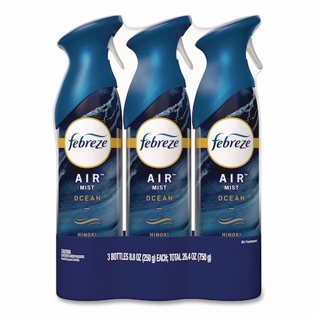 Febreze AIR, Ocean, 8.8 oz Aerosol Spray, 3PK 43888