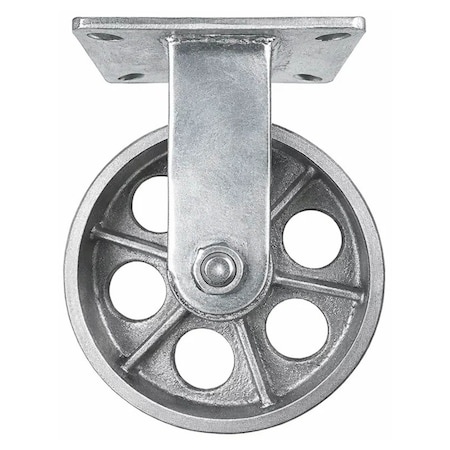 Hyw Products Heavy Duty Caster 8in x 3in Steel Wheel - Rigid 53-80R-A1-SS