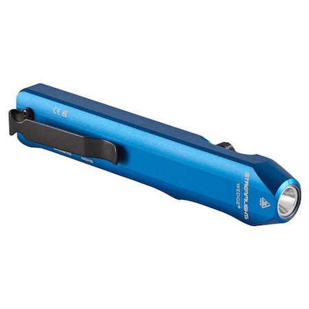 Streamlight Wedge Ultra-Compact Rechargeable Edc Flashlight-Includes Usb-C Cord And Wrist Lanyard-Box-Blue 88817