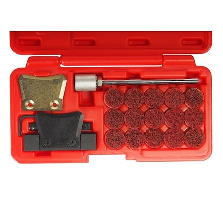 Jtc Auto Tools Oil pan gasket separator & surface cleanup kit - non-marring copper blade & scraper wheel 4078