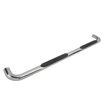 Perfectpitch 231550 Nerf Bar With Step Pad - Silver PE3021429