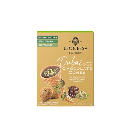 Leonessa Milk Chocolate with Pistachio Cream Chocolate Candies 4.7 oz 110-425