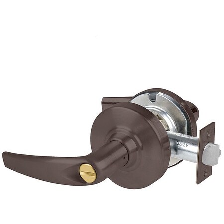 Schlage Door Lever Lockset, Steel, Non Keyed ALX40 ATH 613