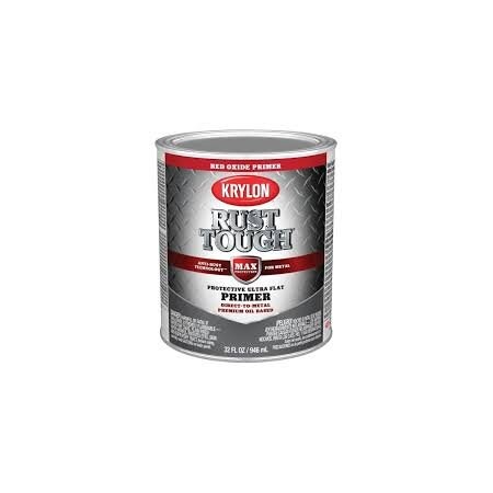 Krylon Rust Tough Primer, Red Oxide, 1 Qt. K09721008