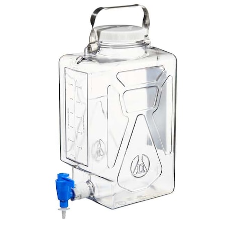 Nalgene Carboy, Polycarbonate, 361 mm H, PK6 2322-0020