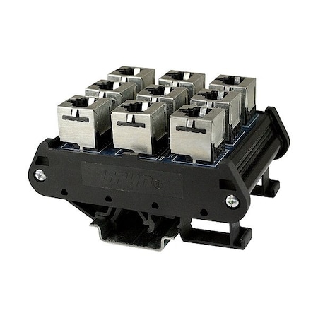 Automation Systems Interconnect Din Rail Mounted Patch Panel 16033