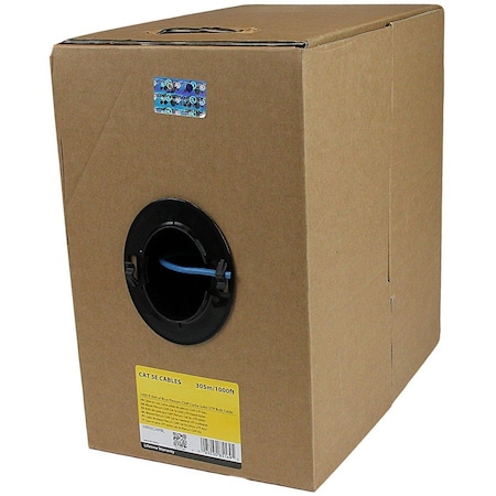 Startech.Com Bulk Cat 5e Ethernet Cable - 1000 ft. - Solid - Plenum CMP - Blue - TAA Compliant WIR5ECMPBL