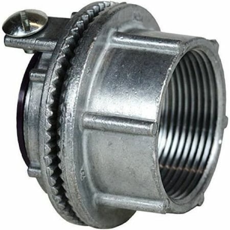 Dottie Conduit Fitting Hub, 2-1/2 in, Threaded, Zinc Alloy WTHGL250