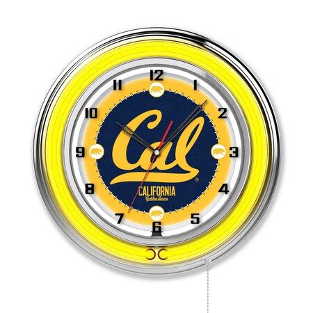 Holland Bar Stool Co University of California Double Neon 19" Clock Clk19Cal-Un