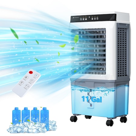 Edendirect 3500 CFM 3-Speed Portable Evaporative Cooler for 300 sq. ft. with Timer IR-JH-370Y