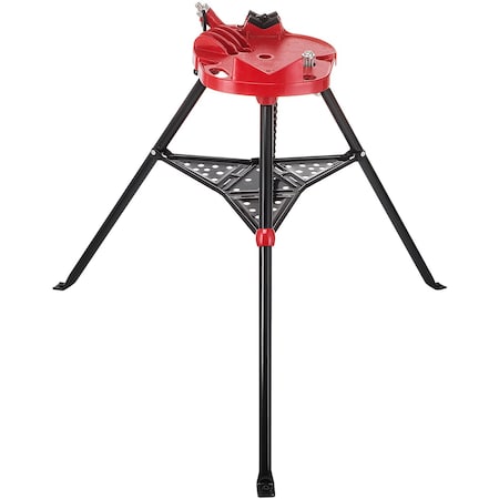 Vevor VEVOR Tripod Pipe Chain Vise 1/8"-5" Capacity Folding Legs W/ Harden Teeth&Chain TP-425