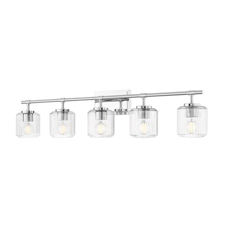 Z-Lite 5 Light Vanity in Chrome 7515-5V-CH