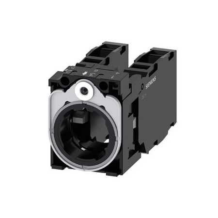 Siemens holder, universal, 3-way, plastic/metal, 1 NO+1 NC, 1 NO+1 NC, screw 3SU1550-1AA10-1LA0