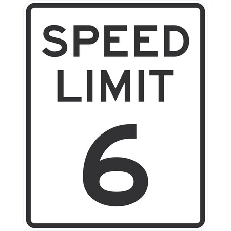 Lyle Speed Limit 6, 24x30, Engineer Grade, White G-14021-EG_24x30