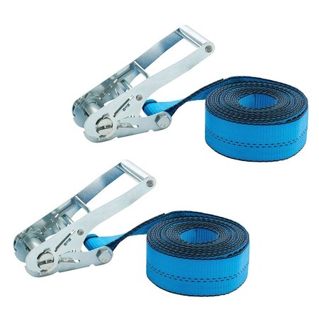 Mytee Products 2PK 4inx30ft Endless Ratchet Straps Zinc-Coated Blue Ratchet Strap 5,400 lbs WLL, 2PK RS430ENDL-Bx2