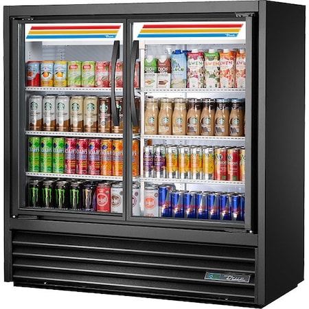 True Refrigeration RefrigeratedMerchandiser, Black, 48inH TVM-48SL-48-HC~VM01