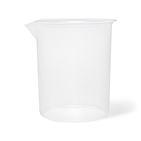 United Scientific Beakers, Wide Spout, Polypropylene, 2000 mL, Autoclavable, Raised Graduations, 3 PK 11116