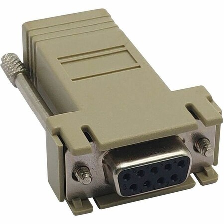 Tripp Lite Serial Adapter, Modular, Straight, DB9, RJ45 B090-A9F