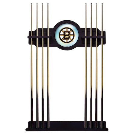 Holland Bar Stool Co Boston Bruins Cue Rack in English Tudor Finish CueETudBosBru