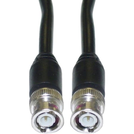 Cable Wholesale BNC RG59/U Coaxial Cable, Black, BNC Male, 75 foot 10X3-01175
