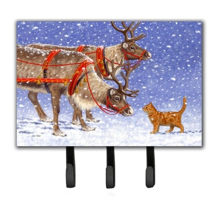 Carolines Treasures Reindeer and Cat Leash or Key Holder ASA2174TH68