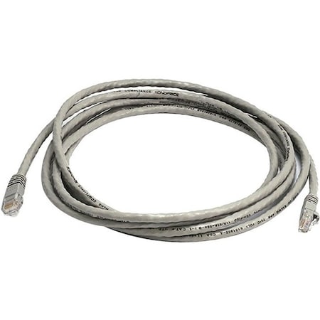Monoprice Patch Cord, Cat 6, Booted, Gray, 10 ft. 3437
