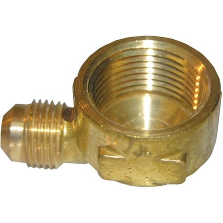 Westlake Pipe & Fittings 3/8'' MFLx1/2'' FPT 90 Deg. Flare Brass Elbow, 1/4 Bend 17-5033