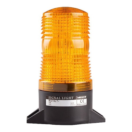 Zoro Select Warning Light, Amber, LED, 110 - 220V AC 913VP3