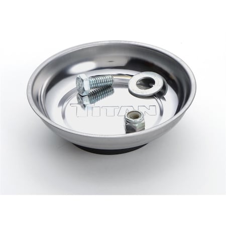 Titan 4-1/4 In. Round Magnetic Parts Tray 11189