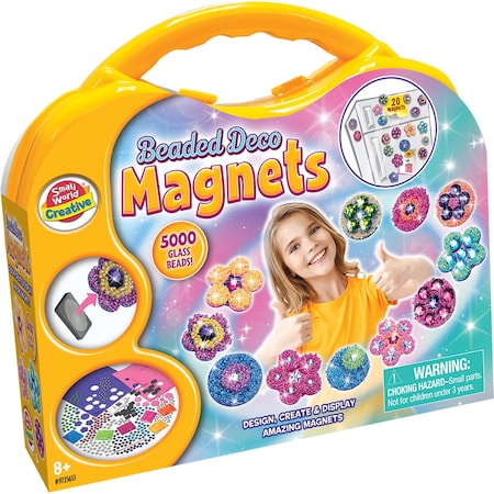 Small World Toys Beaded Deco Magnets Kit 9725651