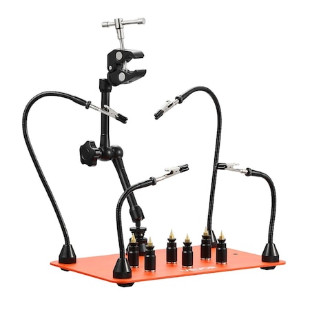 Vevor Magnetic Helping Hands Soldering Station Hot Air Gun Holder 6 PCB Holders LFS0202