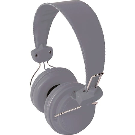 Hamiltonbuhl Hamilton Buhl Headset with In Line Microphone Gray FV-GRY