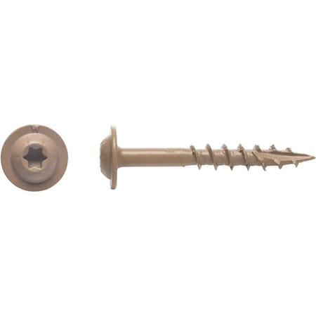 Big Timber No, 7 x 1-1/4'' Star Drive Weather Stripping Sandstone Wood Screw, 1 Lb. 1GDW7114S