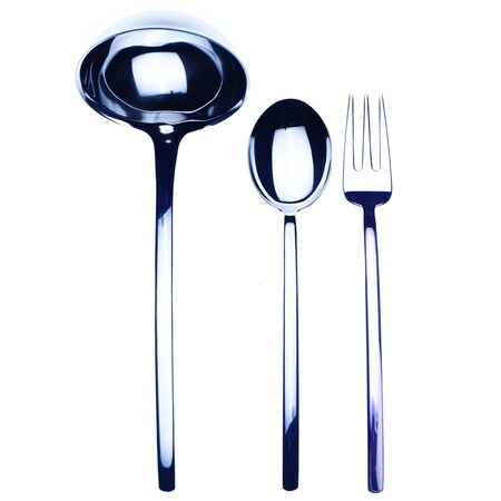 Mepra Due Serving Set - 3 Pieces - Stainless Steel 104422003