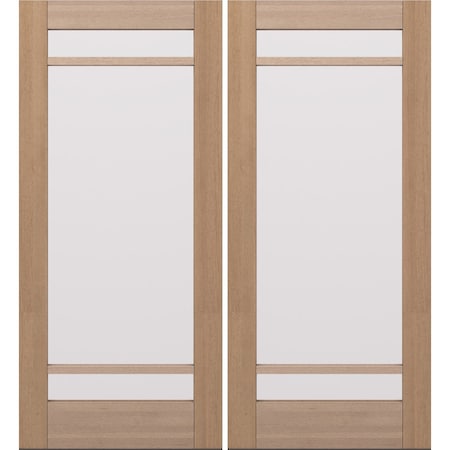 Doornmore G10302, 74.5" x 82" ( 2x36" Door) Right Hand, Mahogany SDL 3 Lite Exterior Door G10302-SW-3680_2_RI