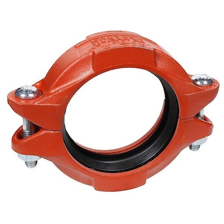 Gruvlok Clamp, DI, Grooved1-1/2", Grooved1-1/2" 0390092443