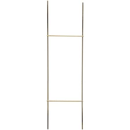 Hy-Ko Sign Frame, Wire H-Bracket, Metal, For: Standard Corrugated Plastic Signs 40641