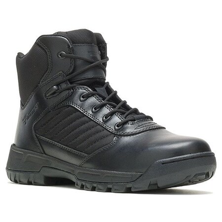 Bates Men's All Leather Upper, Rubber Outsole, Plain Toe, Lace Up, Black, 14 EW E03160