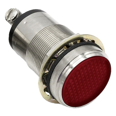 Dialight Panel Indicator Light, Metal, Red 5561504304F