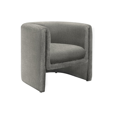 Monarch Specialties Accent Chair, 29-in. h, Upholstered, Living Room, Bedroom, Light Grey Fabric, Contemporary, Modern I 8042