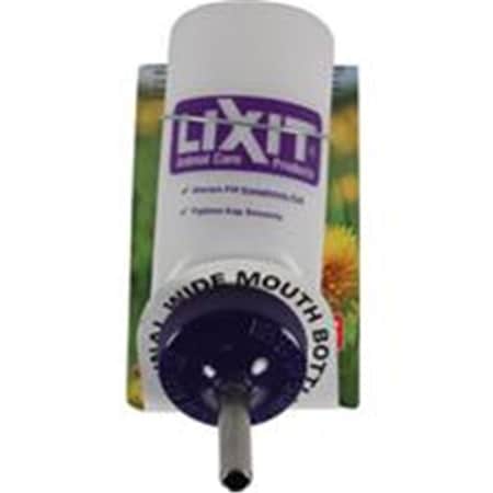 Lixit - Howard Pet Lixit Hamster Wide Mouth Water Bottle Opaque & Purple 30-0870-036